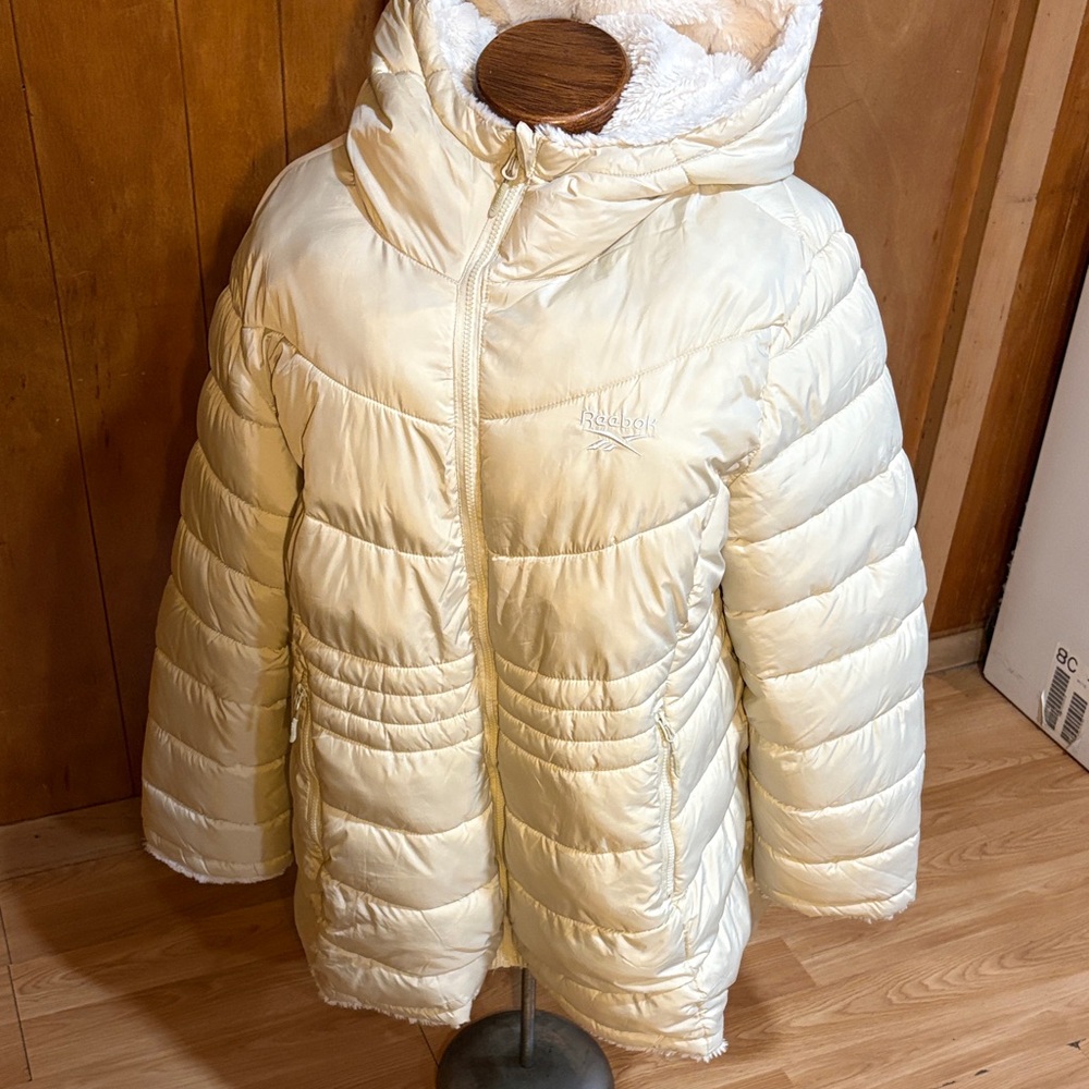 Adidas Off-White Quilted Jacket